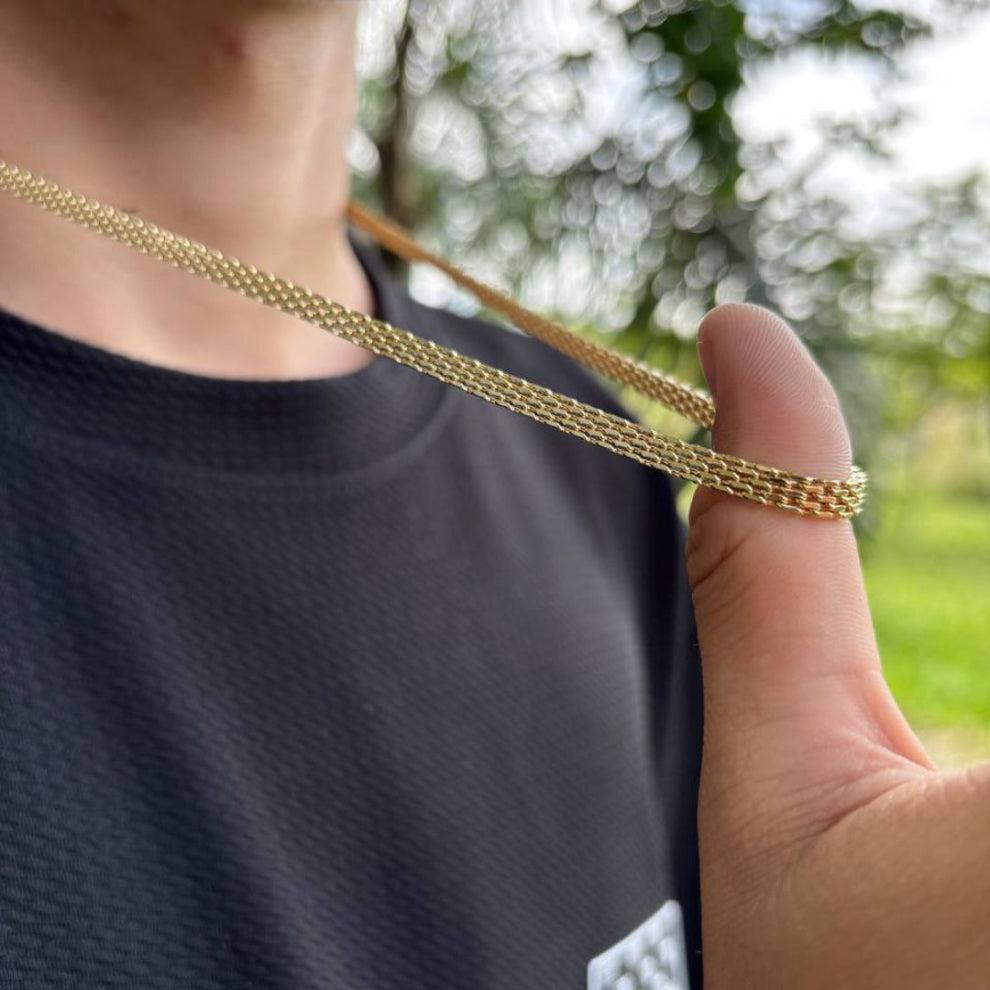 Combo Chinesco Premium Oro Laminado 18 K — Pulsera Gratis