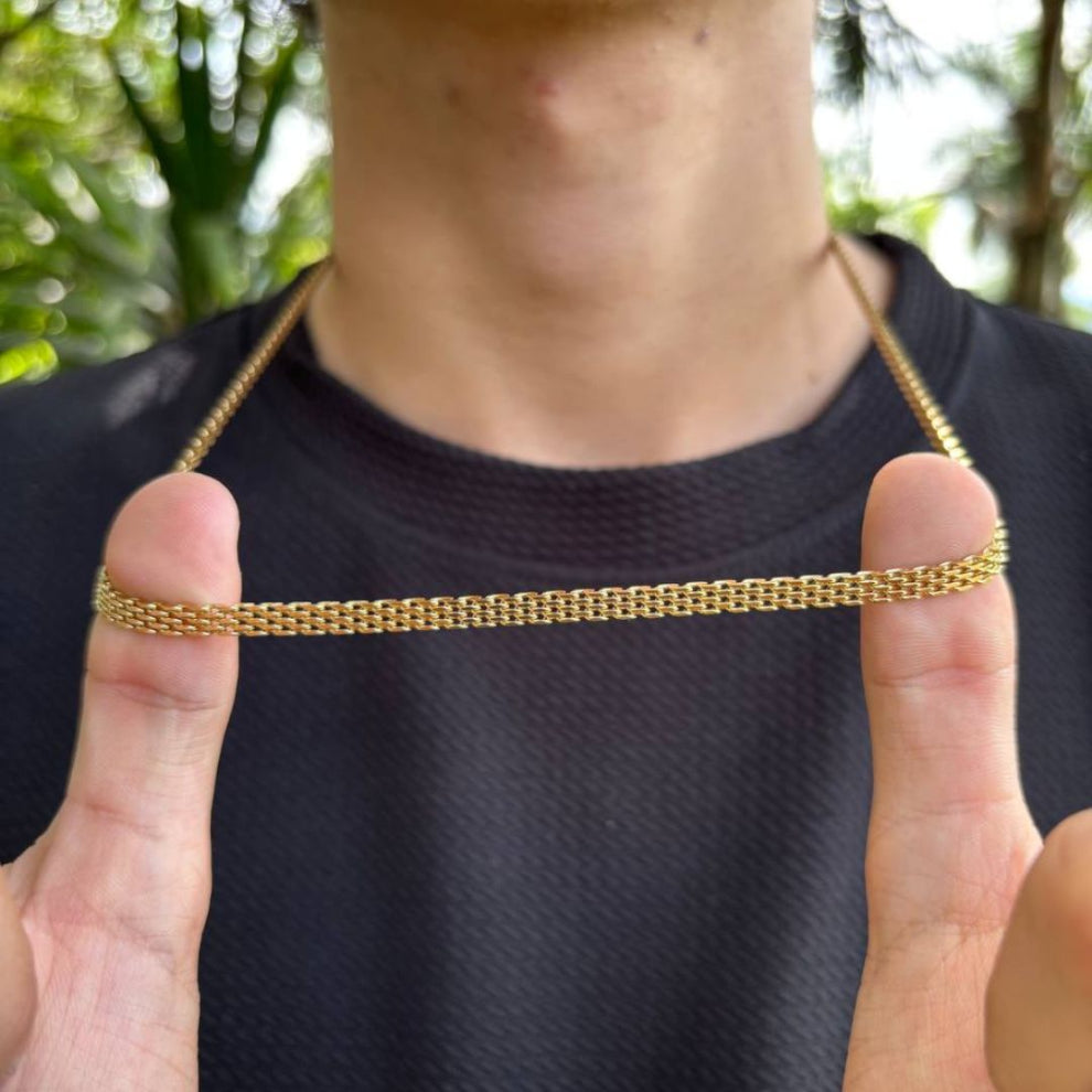 Combo Chinesco Premium Oro Laminado 18 K — Pulsera Gratis