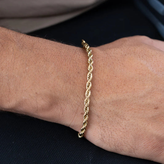 Pulsera Lazo Premium- Oro Laminado 18K- Garantía de por vida.