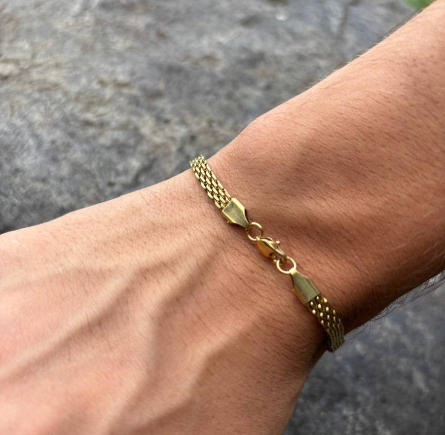 Combo Chinesco Premium Oro Laminado 18 K — Pulsera Gratis