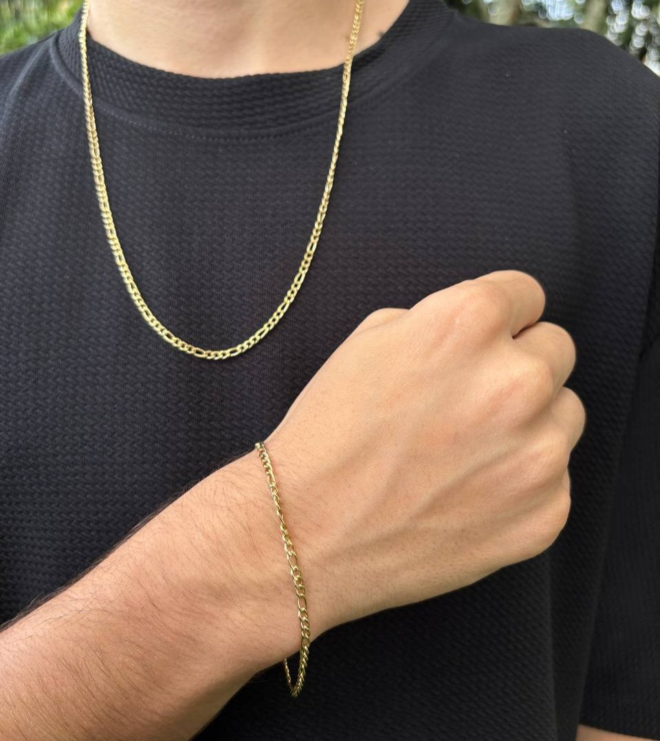 Combo Cartier Premium Oro Laminado 18 K — Pulsera Gratis